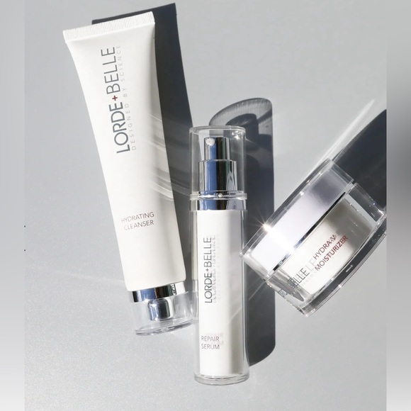 LORDE + BELLECC SKINCARE REGIMEN 3 Piece Set Brand New Retail $199